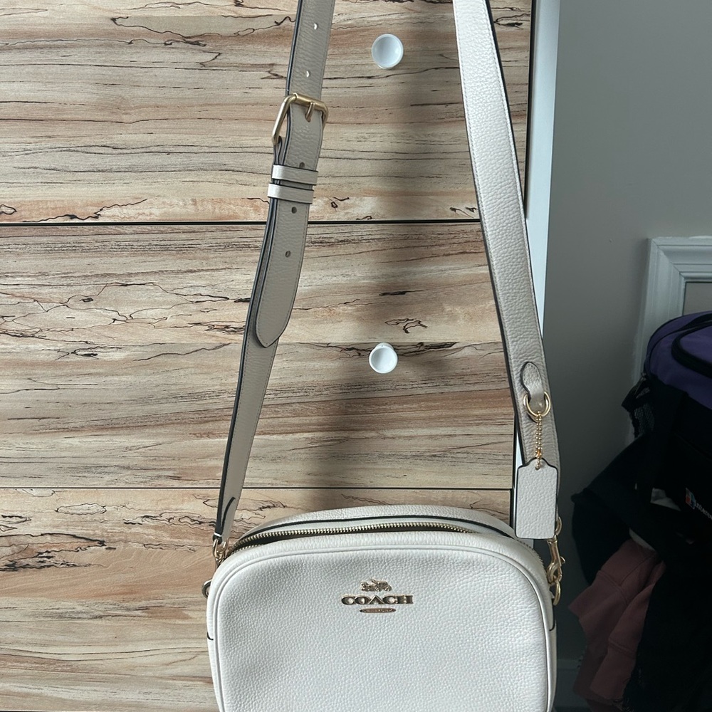 Coach Ivory Jamie Camera Crossbody Bag